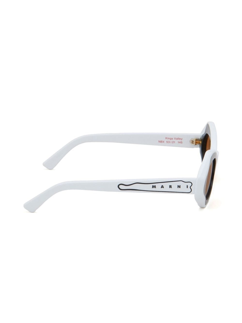 geometric-frame tinted sunglasses - 3