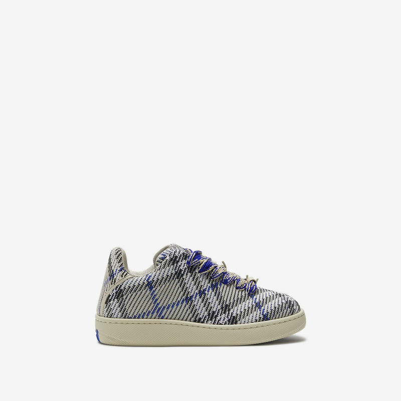 Check Knit Box Sneakers 1