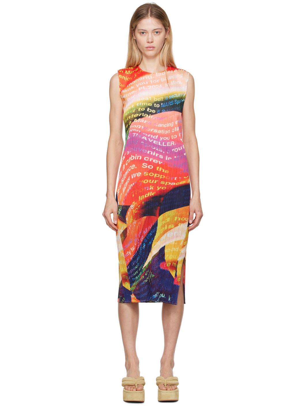 Orange Voyager Midi Dress - 1