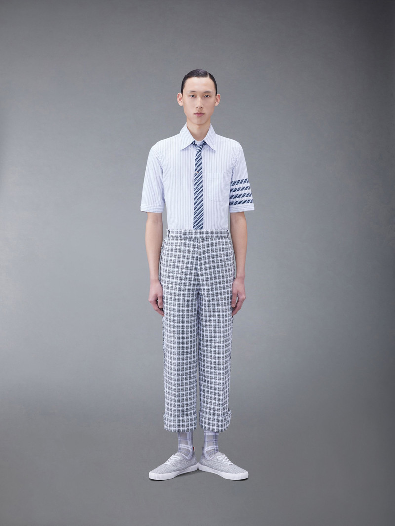 Stripe Oxford Short Sleeve Shirt 4