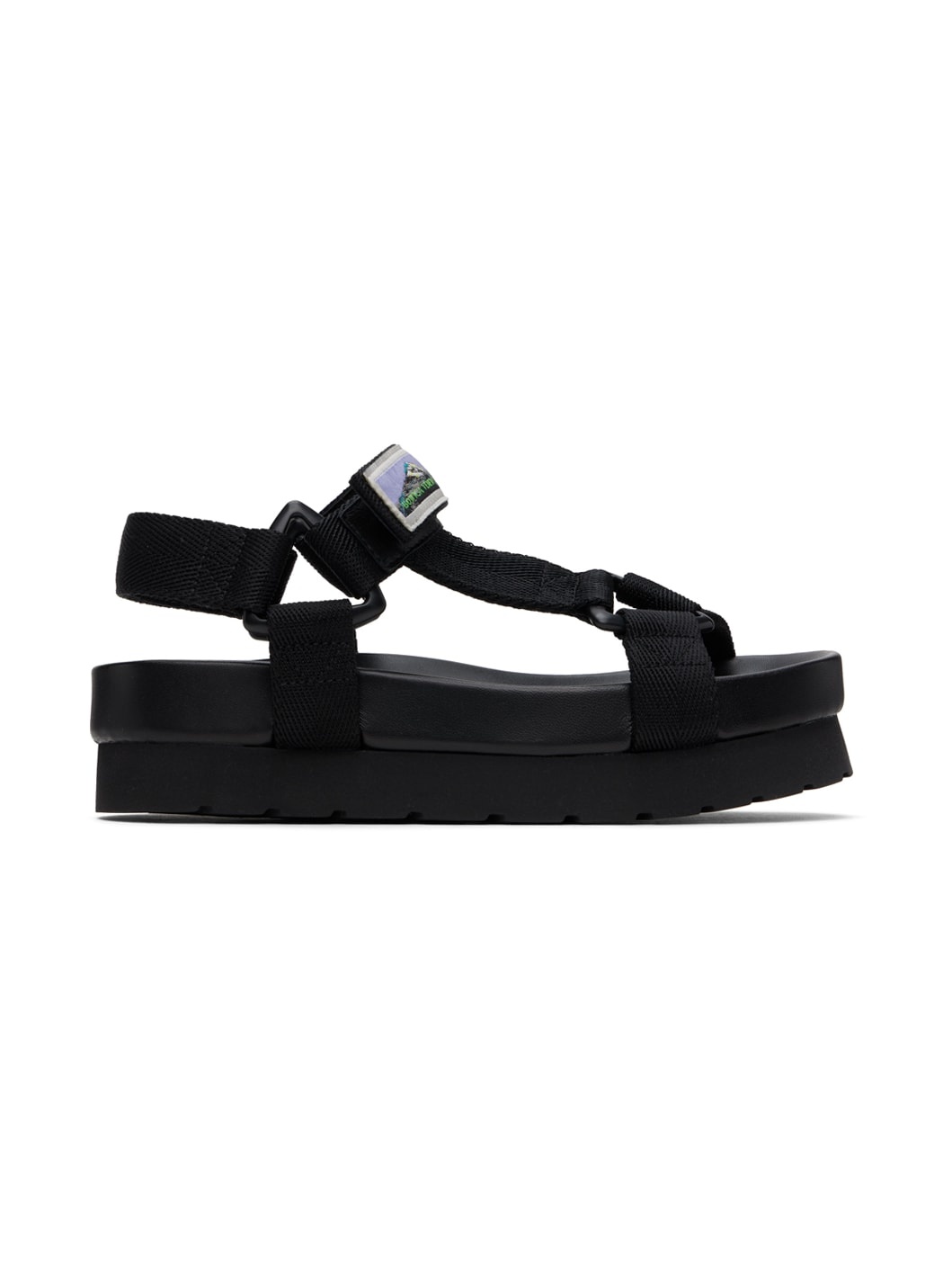 Black Trip Sandals - 1