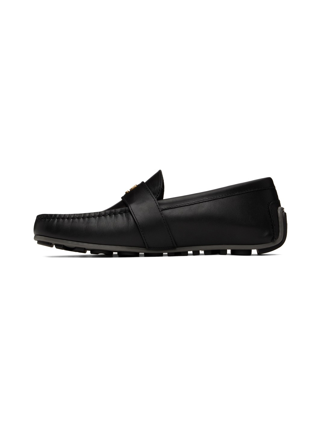 Black Driver Loafers - 3