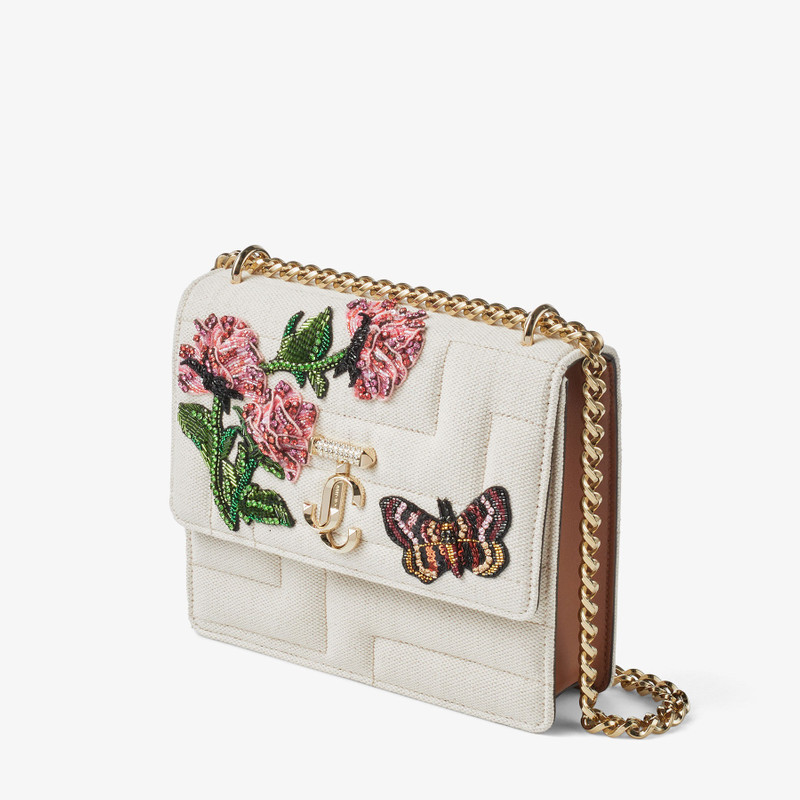 Avenue Quad
Natural Avenue Canvas Shoulder Bag with Appliqué 3