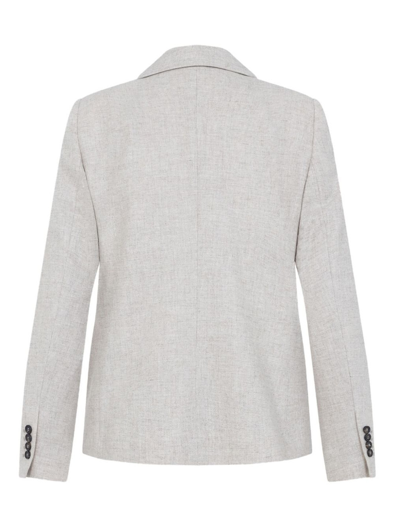 Brunello Cucinelli double-breasted blazer outlook