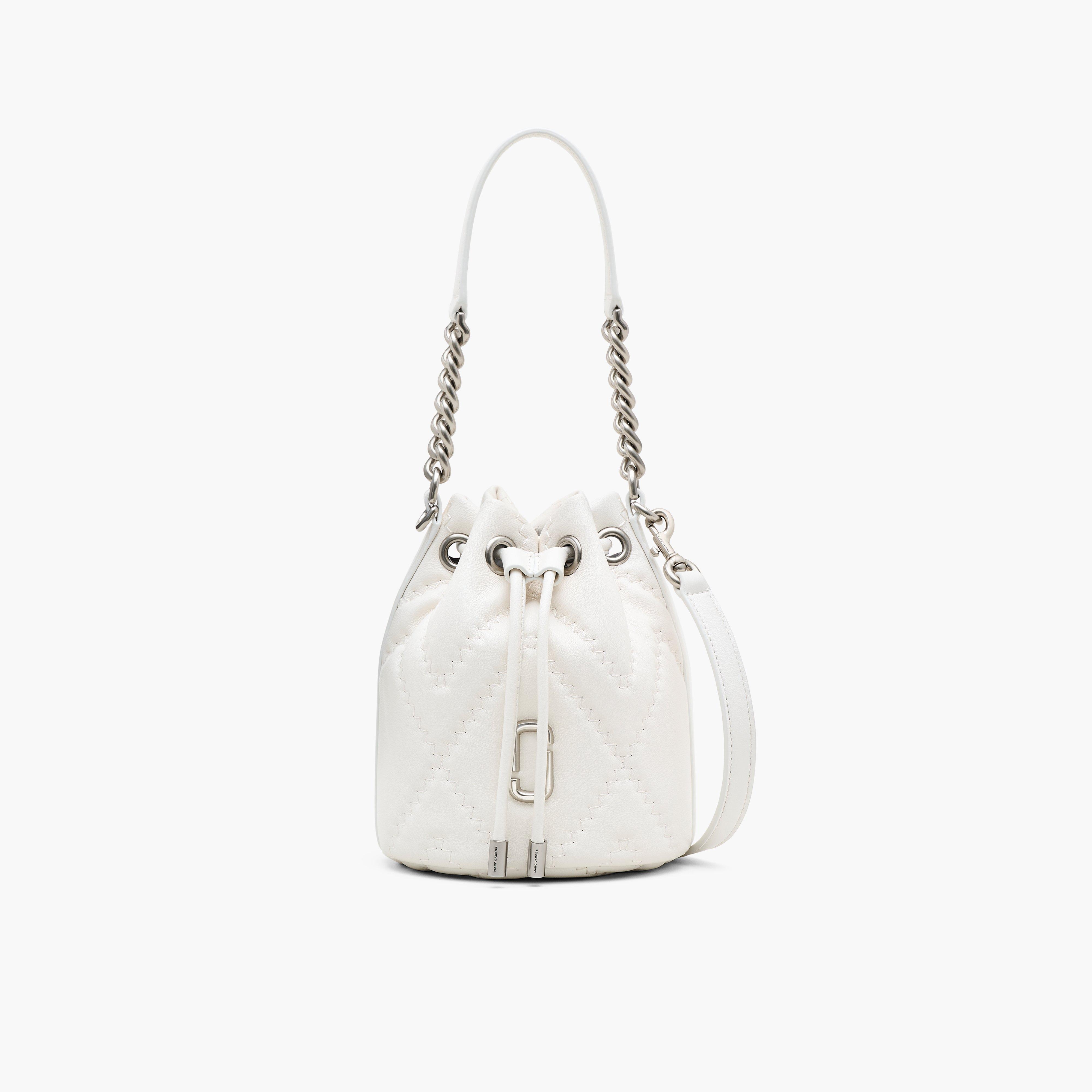 THE QUILTED LEATHER J MARC BUCKET BAG - 1