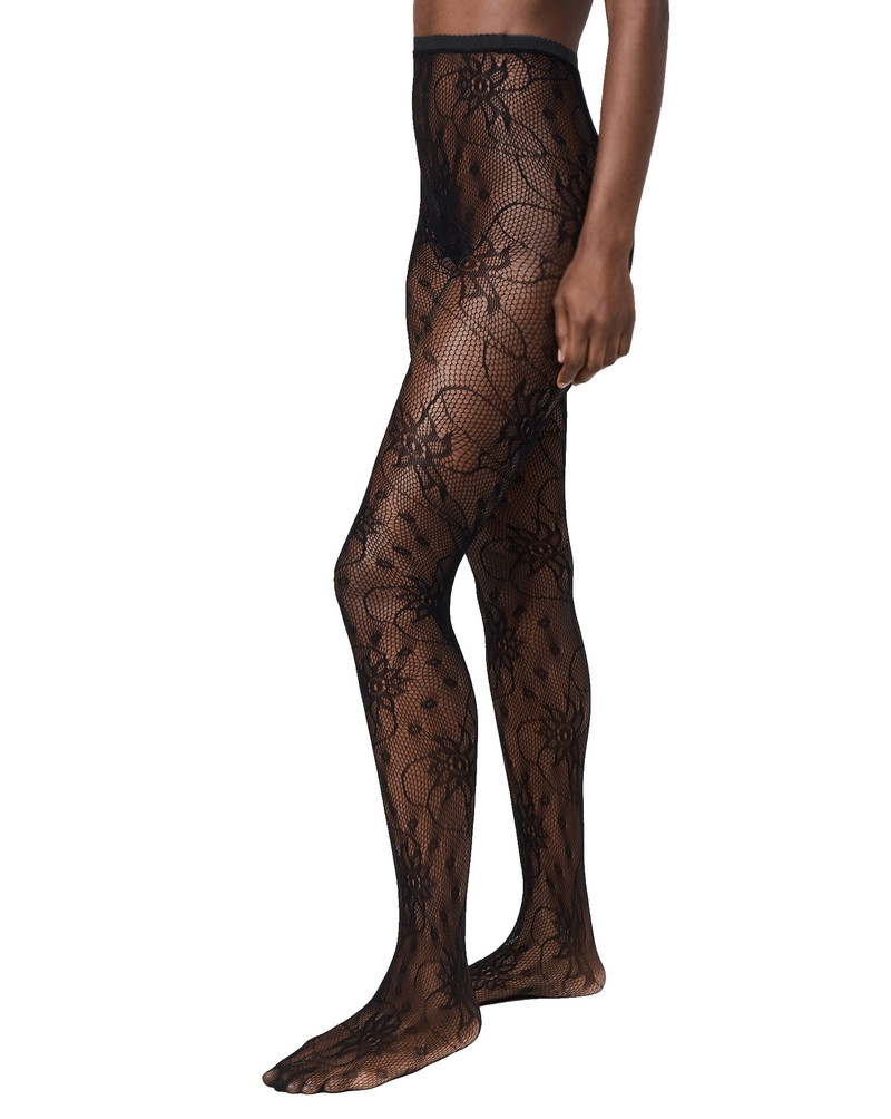 FLORAL LACE TIGHTS 3