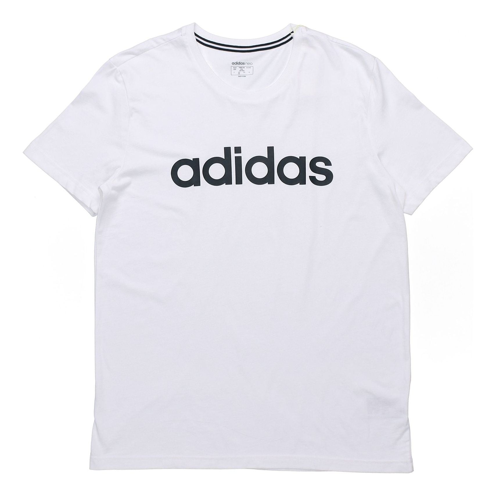 adidas adidas neo M Esntl Lg T Sports Short Sleeve White FP7396