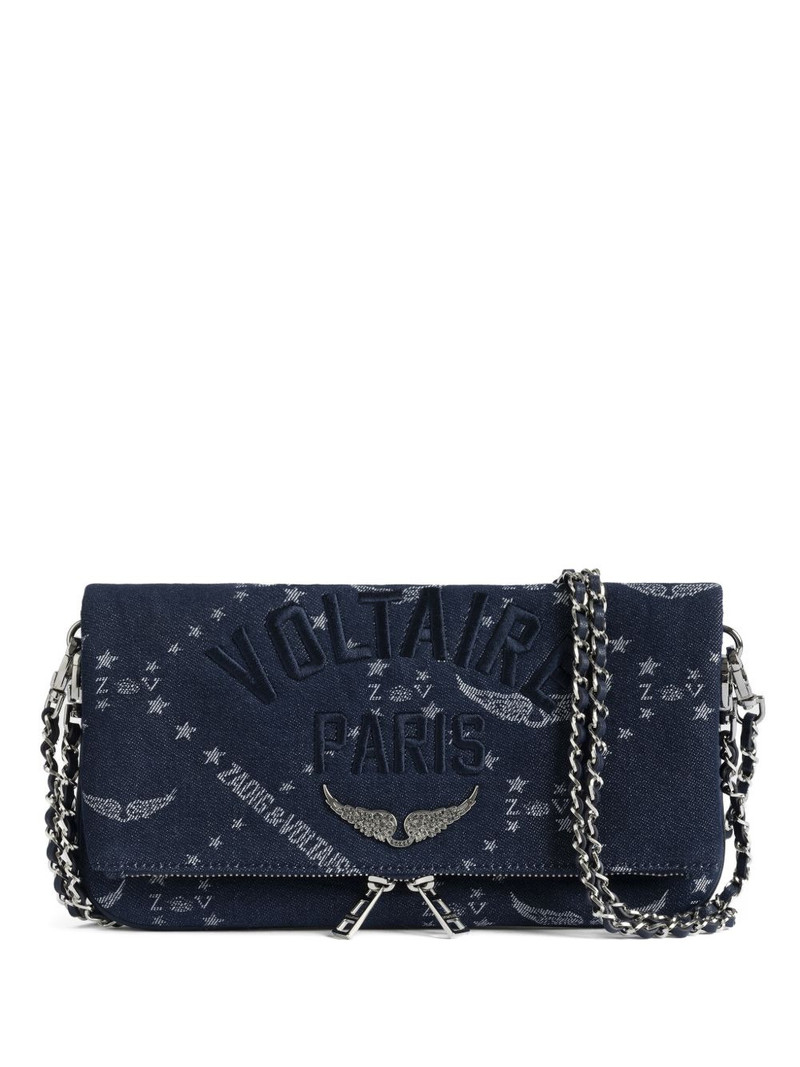 Rock Denim Monogram chain crossbody bag 1