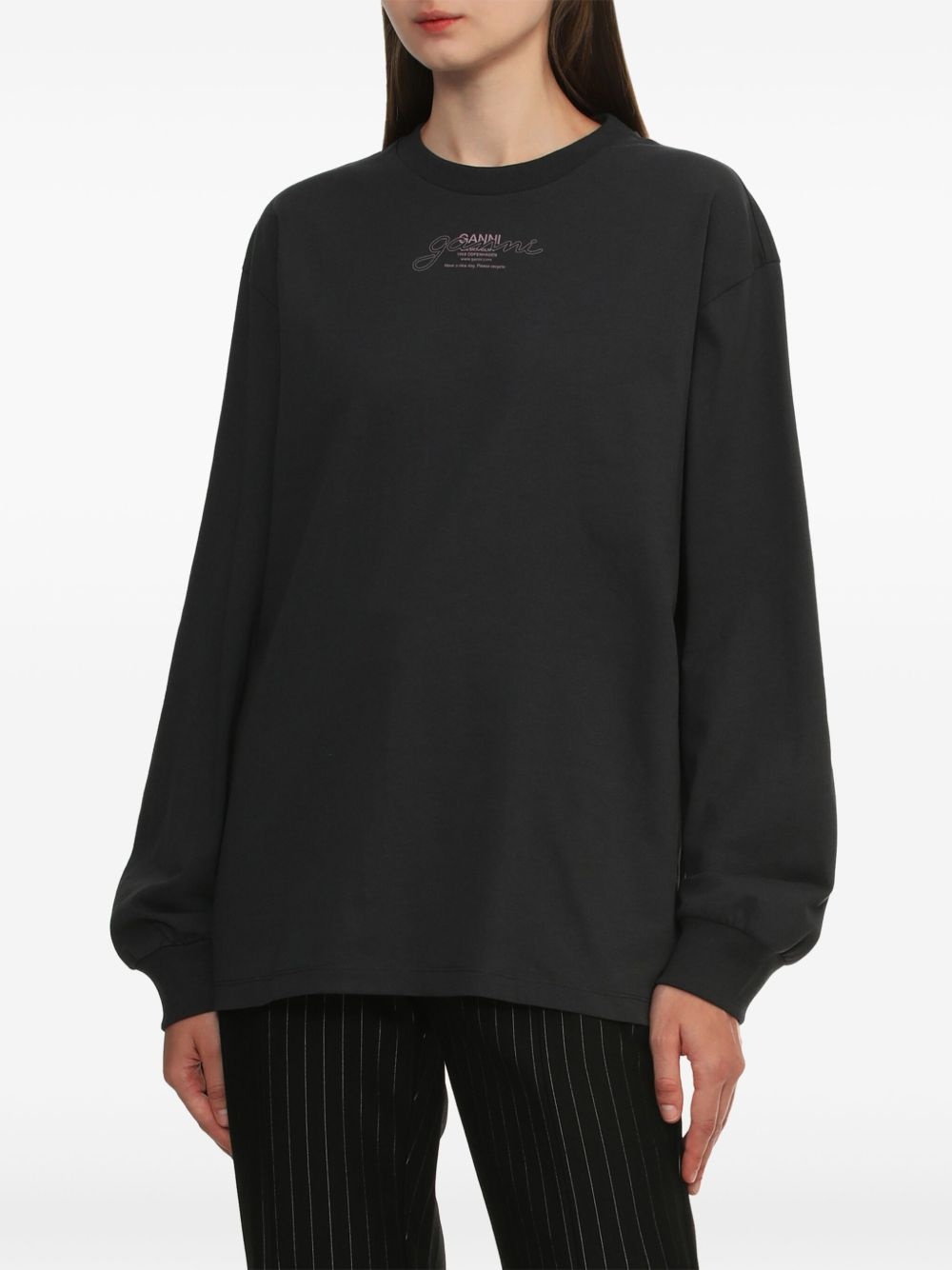 logo-print sweatshirt - 3