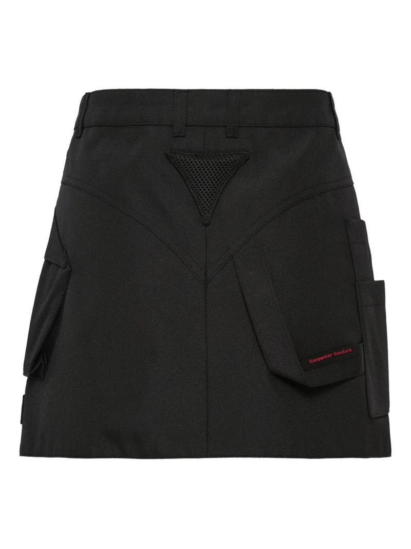 BONBOM carpenter-pocket mini skirt outlook