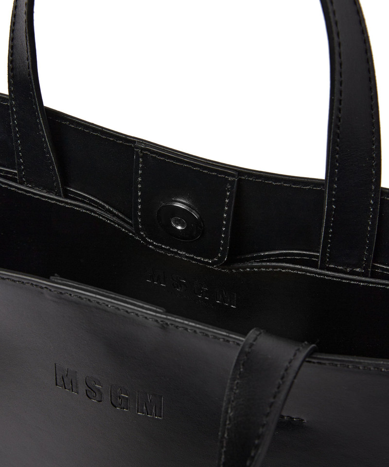 Leather tote bag 4