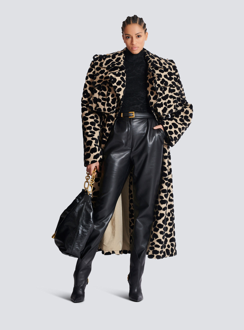 Balmain Baroque pattern long-sleeved top outlook