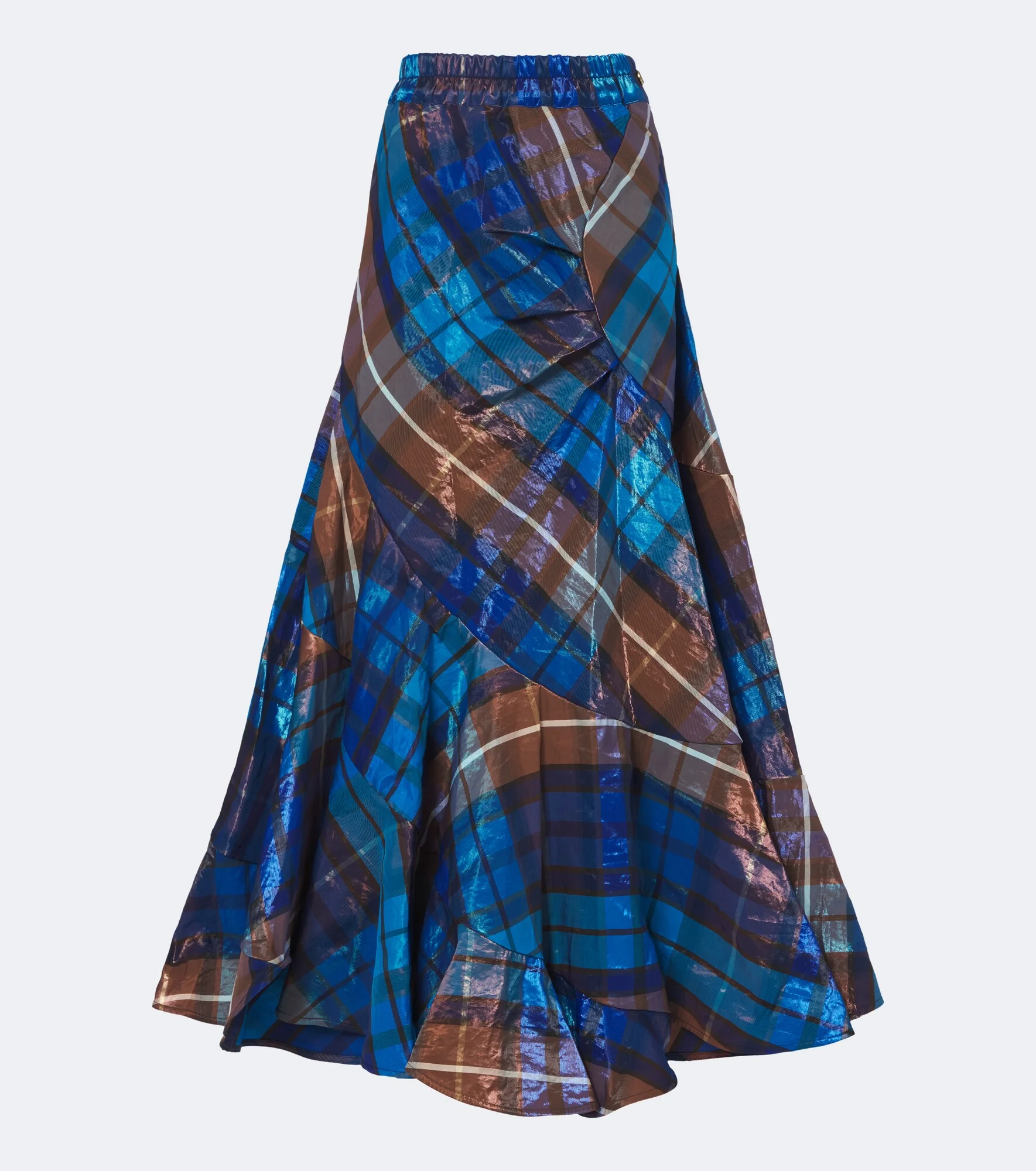Plaid maxi skirt - 1