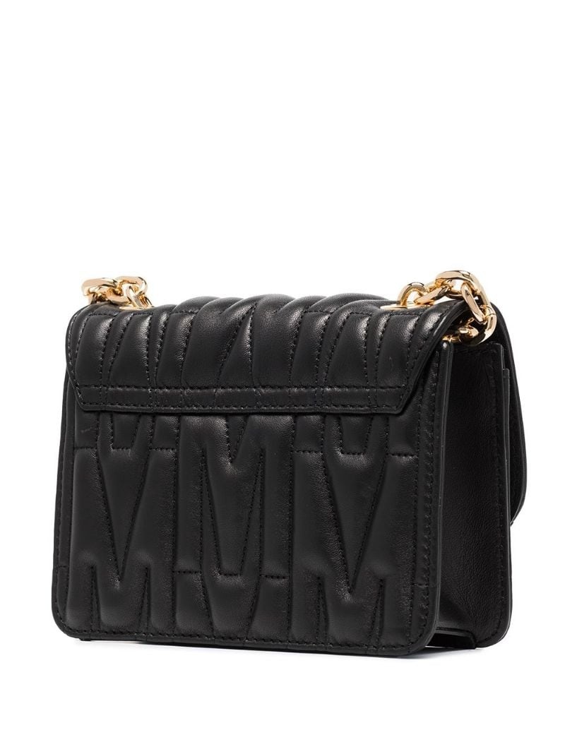 M quilted logo shoulder bag - 3