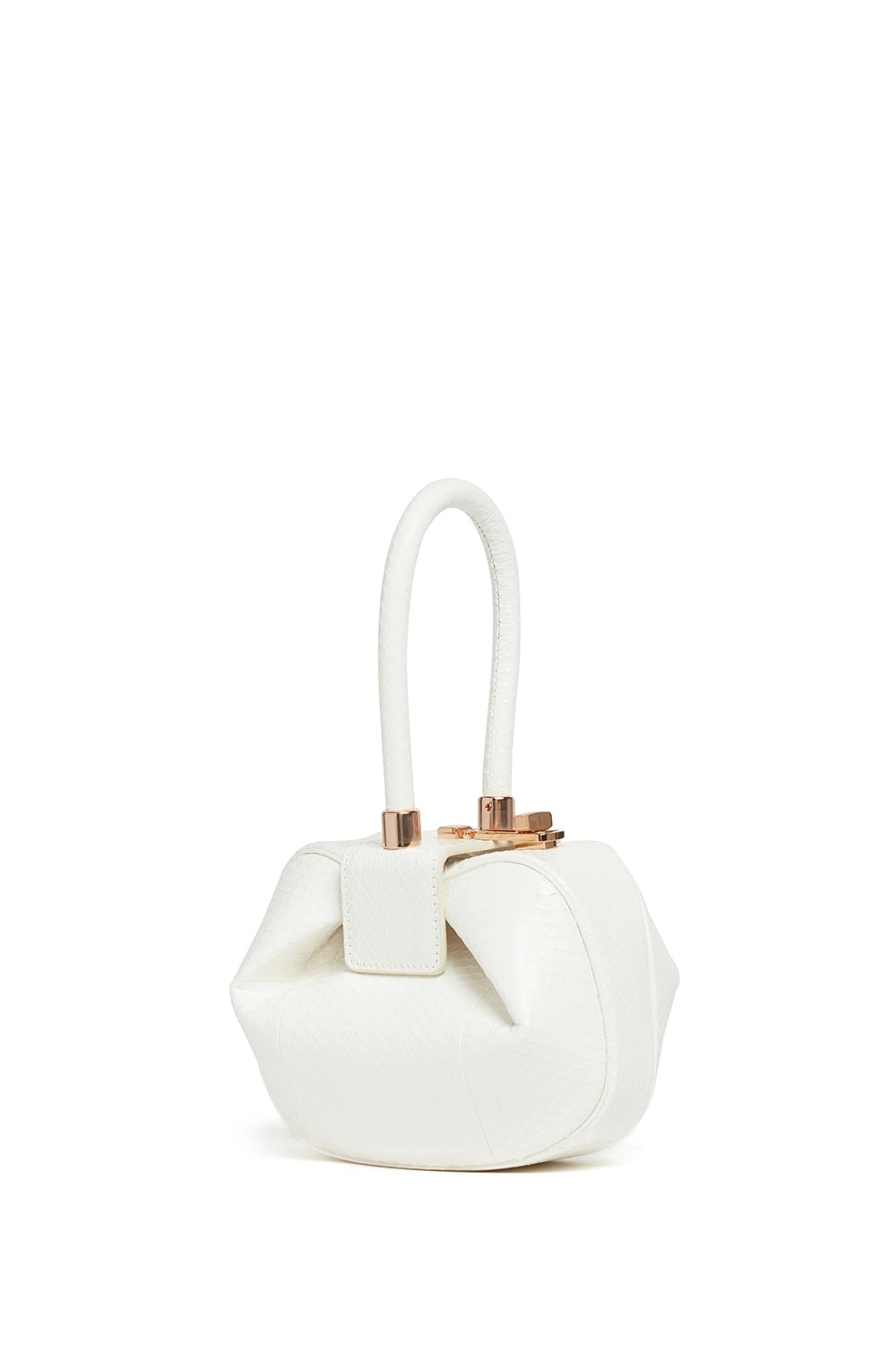 Demi Bag in Ivory Snakeskin - 1