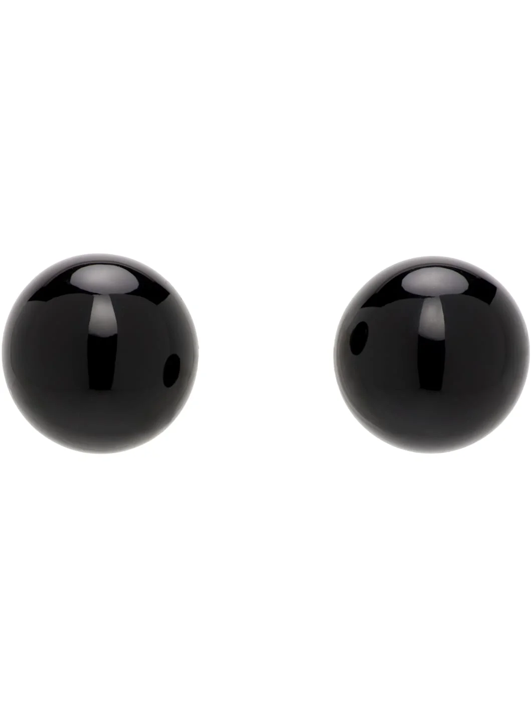 Onyx Boule Stud Earrings - 1