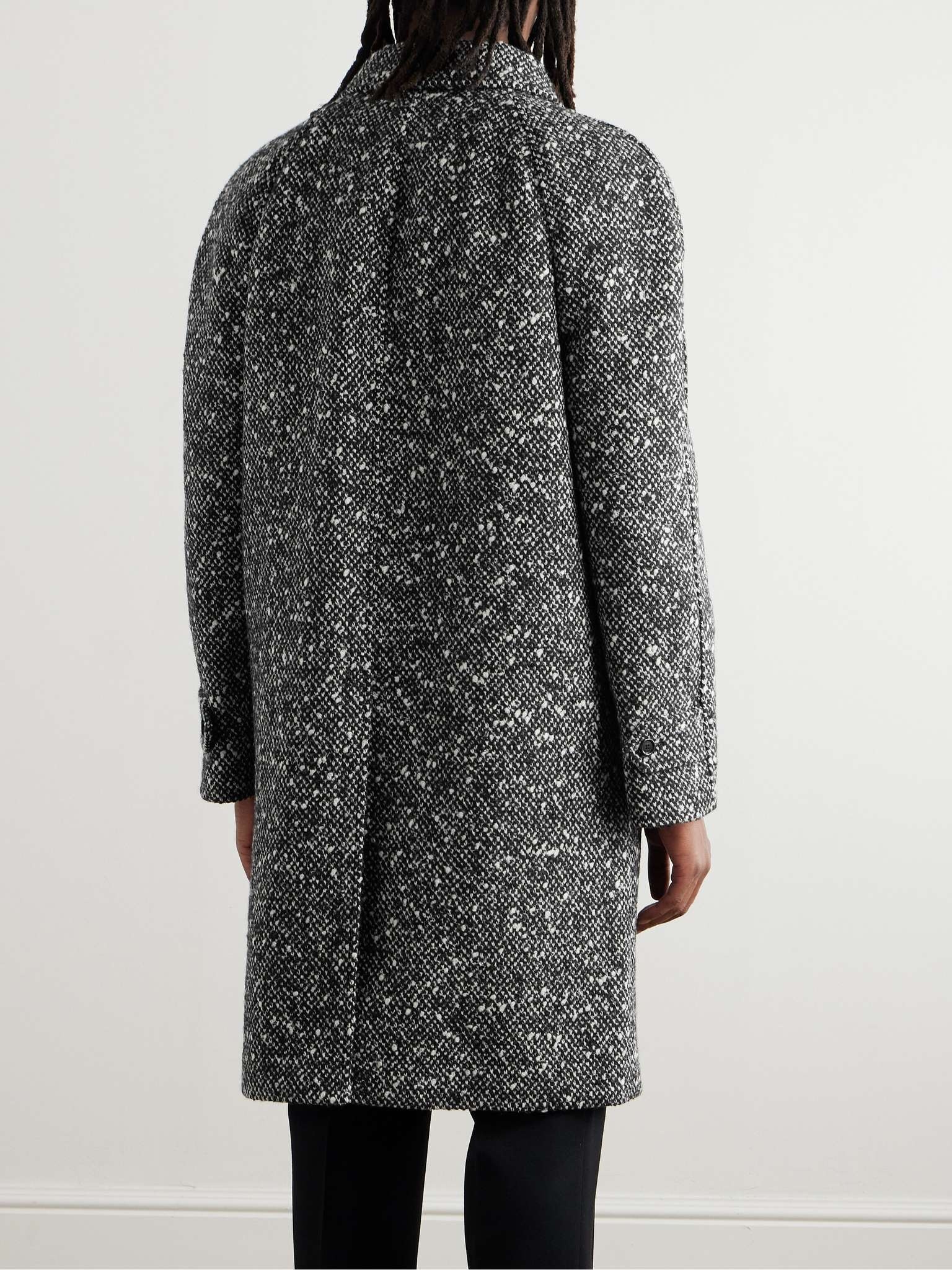 Wool-Blend Tweed Coat - 4