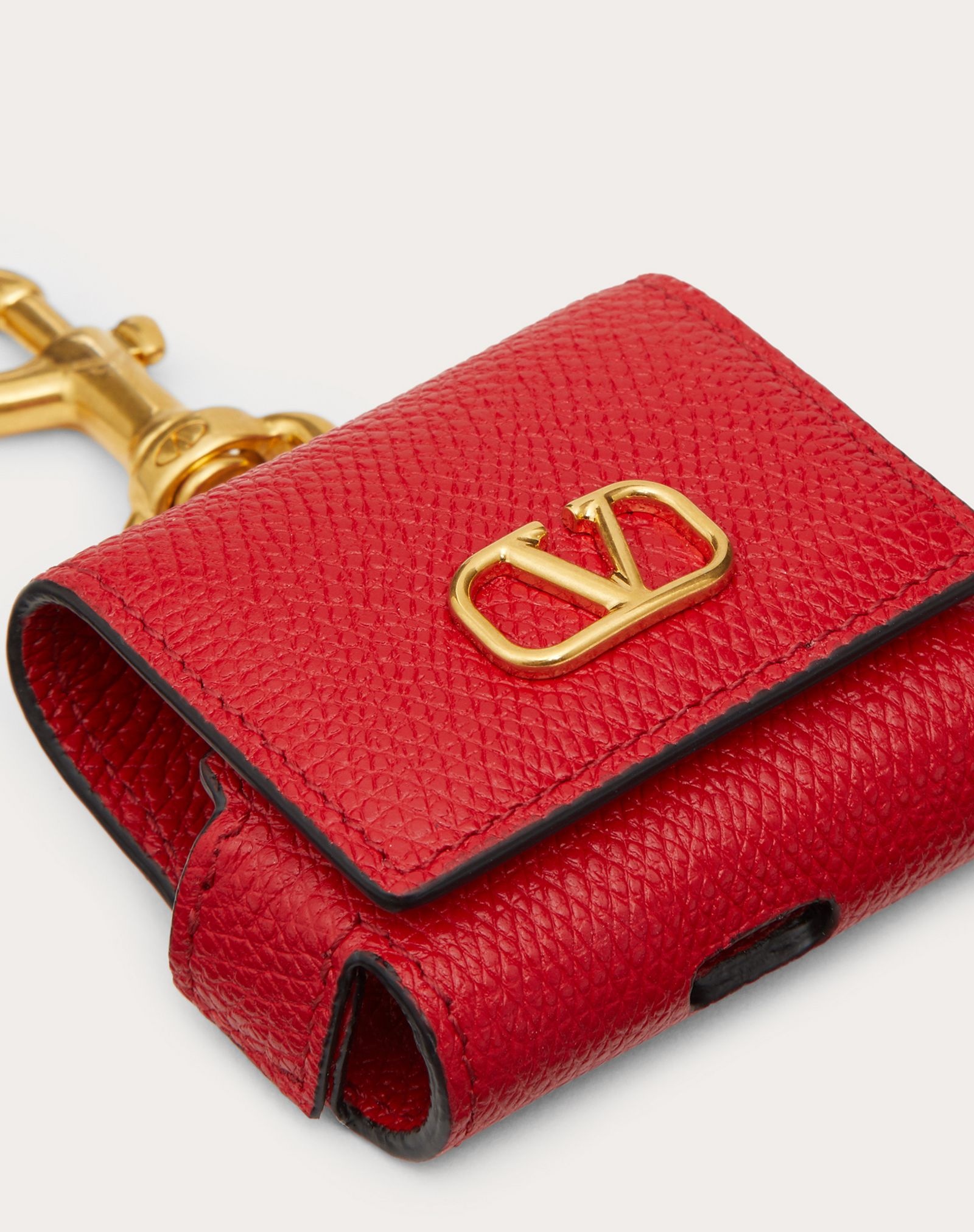 VLOGO SIGNATURE GRAINY CALFSKIN EARPHONE CASE 2
