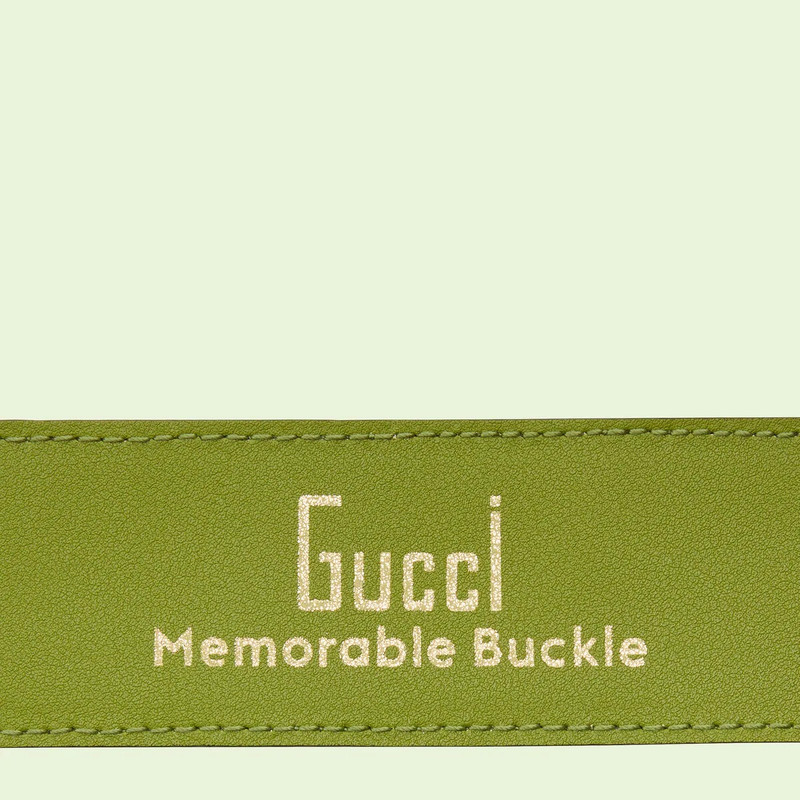 Belt with Double G snake buckle 3