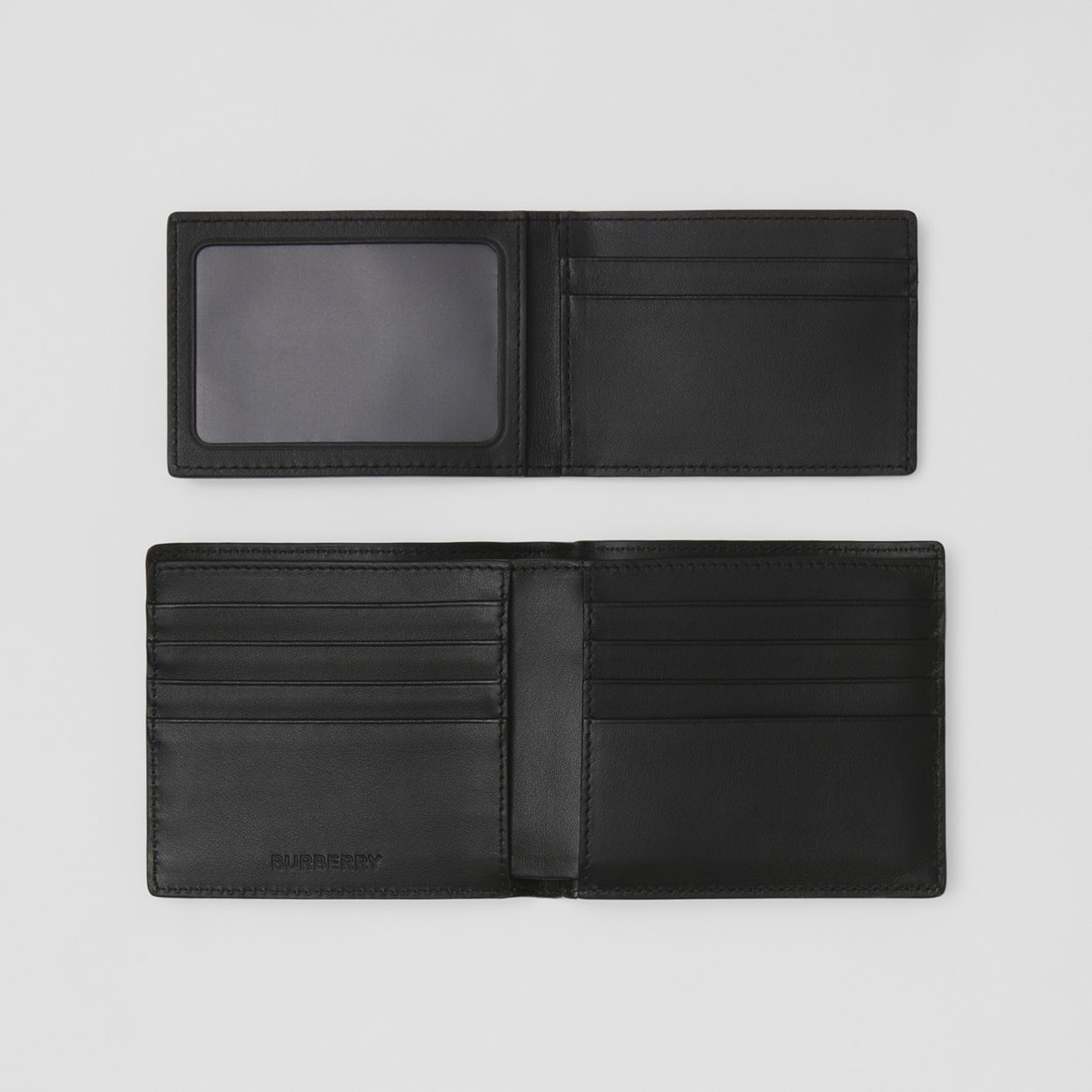 Vintage Check and Leather Bifold Wallet - 2