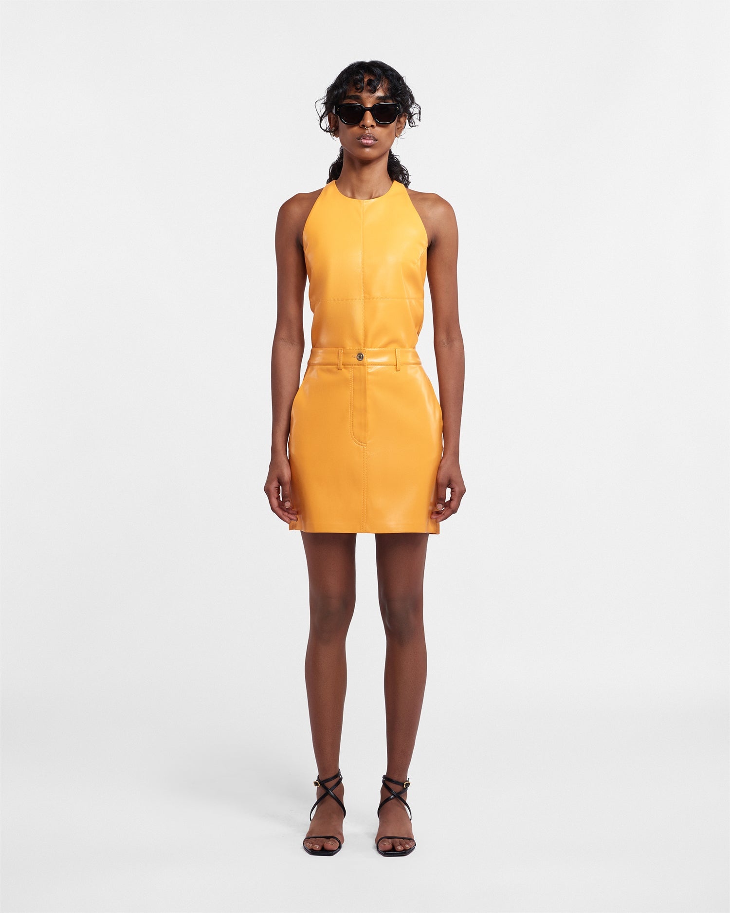 Okobor™ Alt-Leather Sleeveless Top - 1