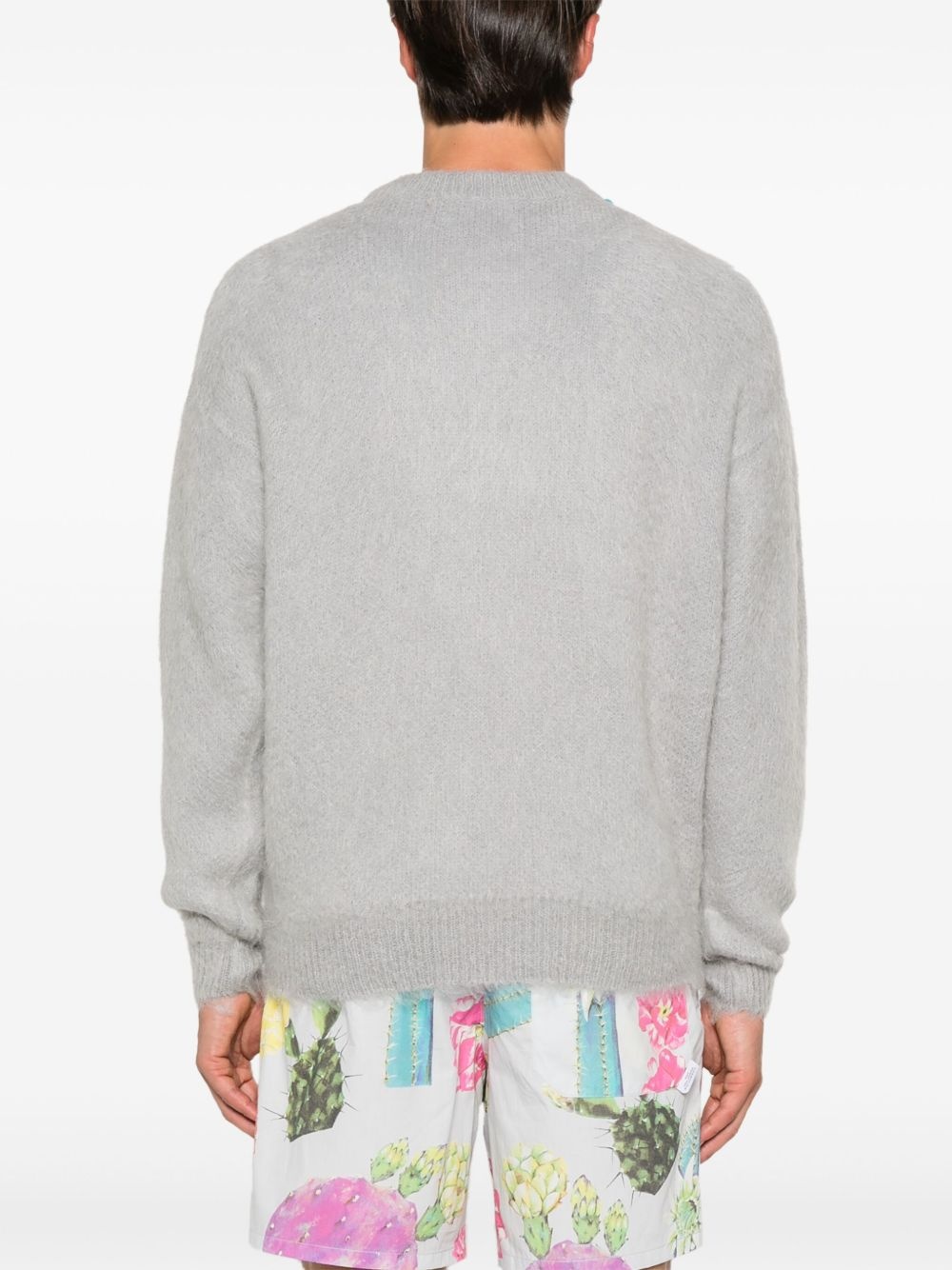 decorative-stitching jumper - 4