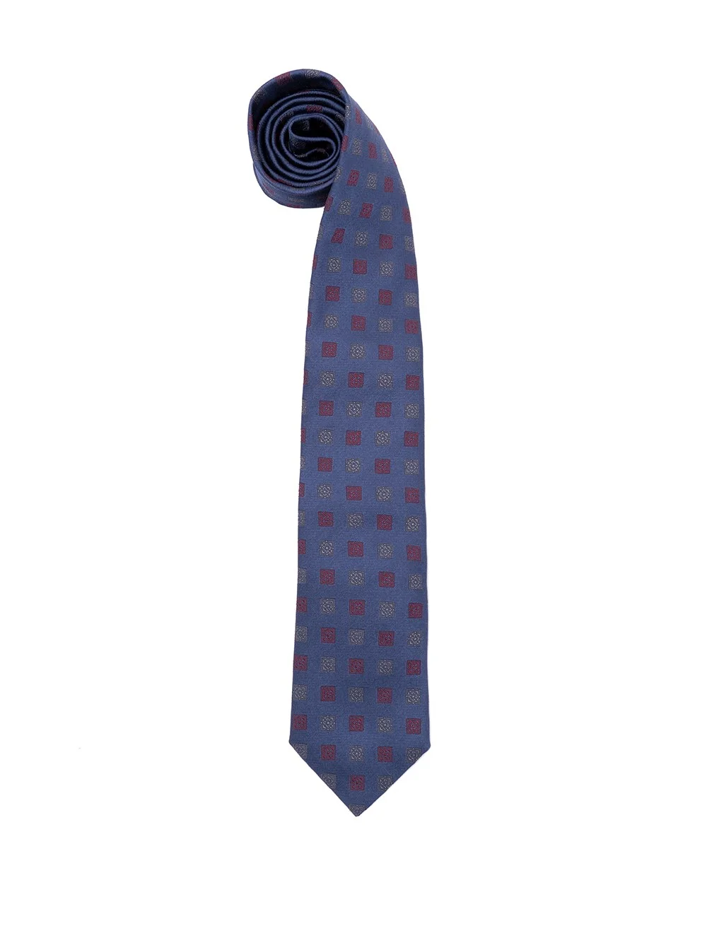 Silk Tie With Pattern - 1