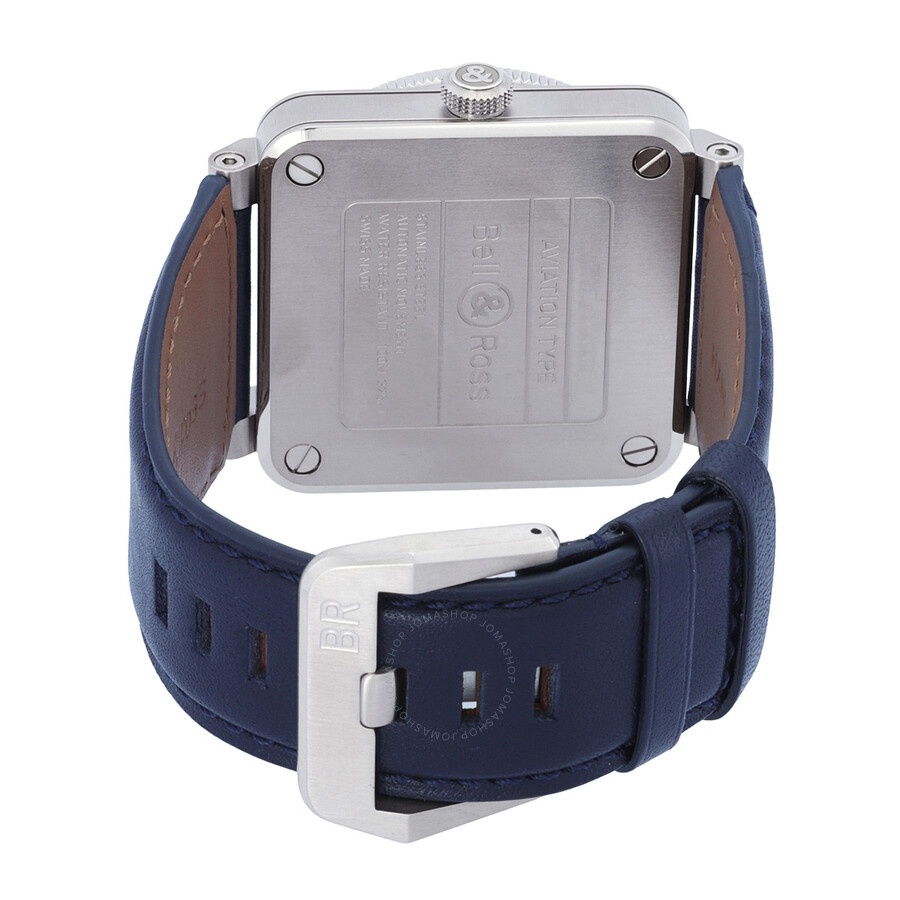 Bell And Ross - Bell and Ross BR 03-93 GMT Automatic Blue Dial Men's Watch BR0393-BLU-ST/SCA - 3