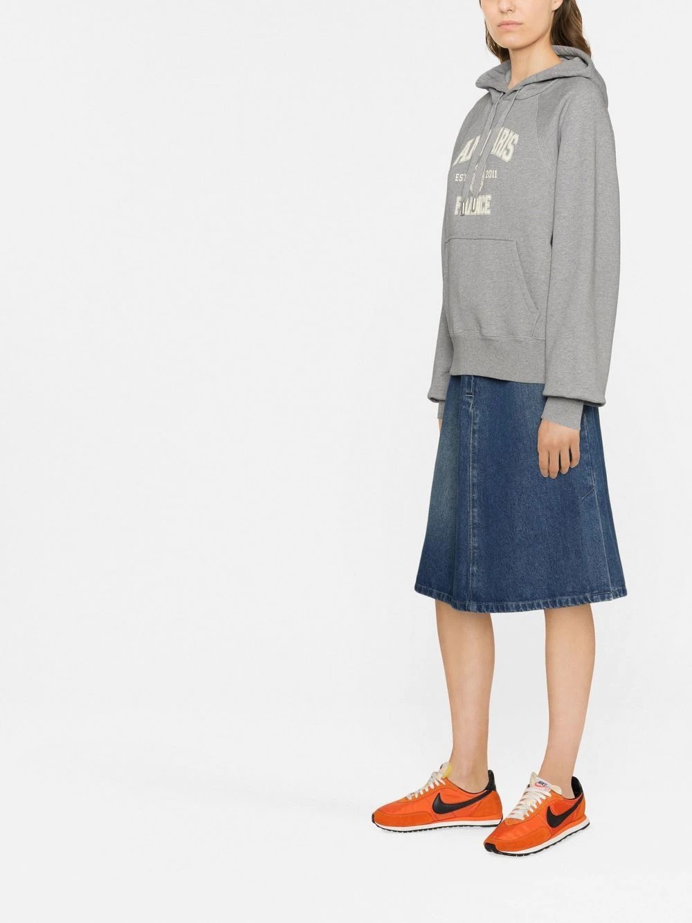 logo-print hoodie - 2