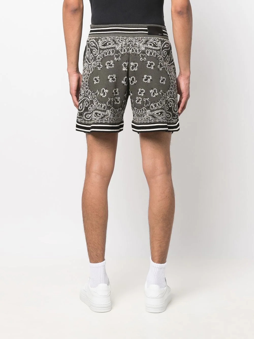 bandana-print shorts - 4