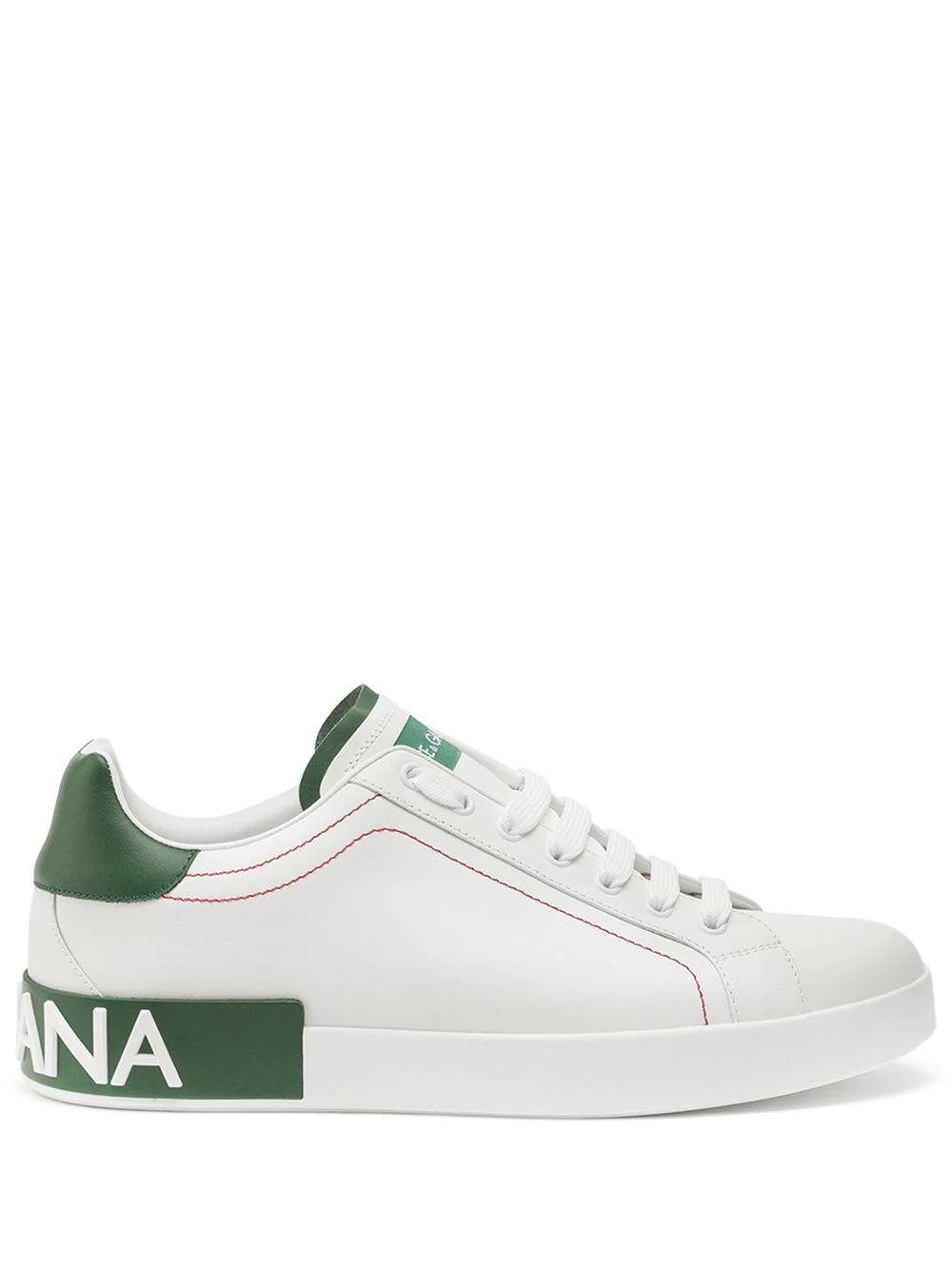 logo patch Portofino sneakers - 1