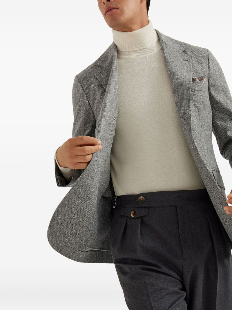 flecked-effect blazer 4