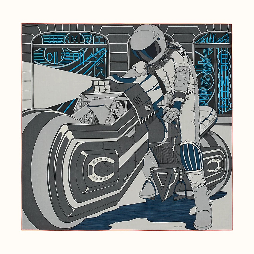 Mysterious Rider scarf 140 - 1