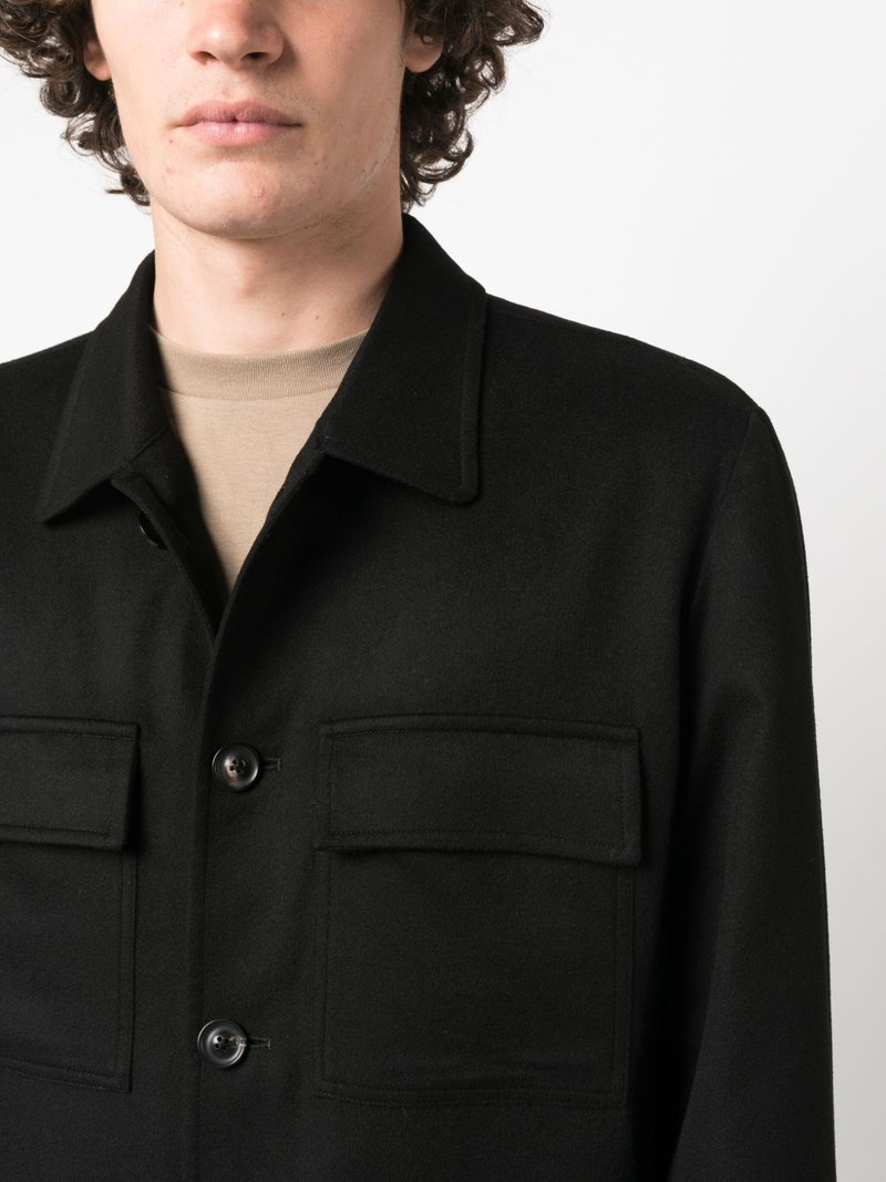 button-up wool-blend shirt jacket 5