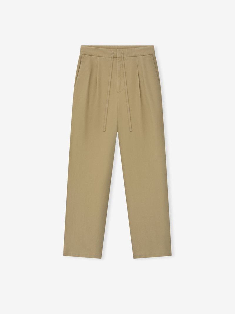 Canvas Pleat Front Pant - 1