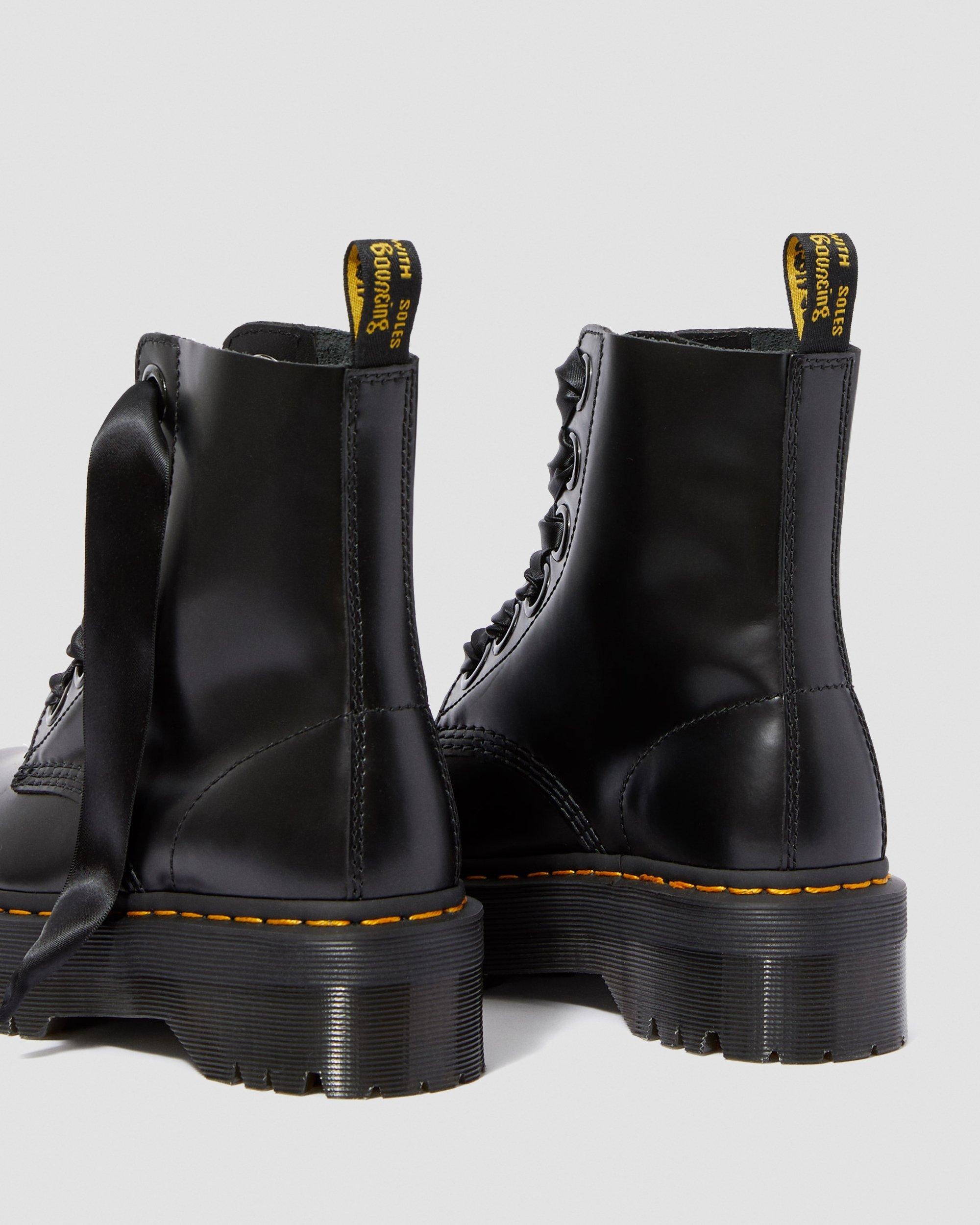 Molly Women's Leather Platform Boots - 6