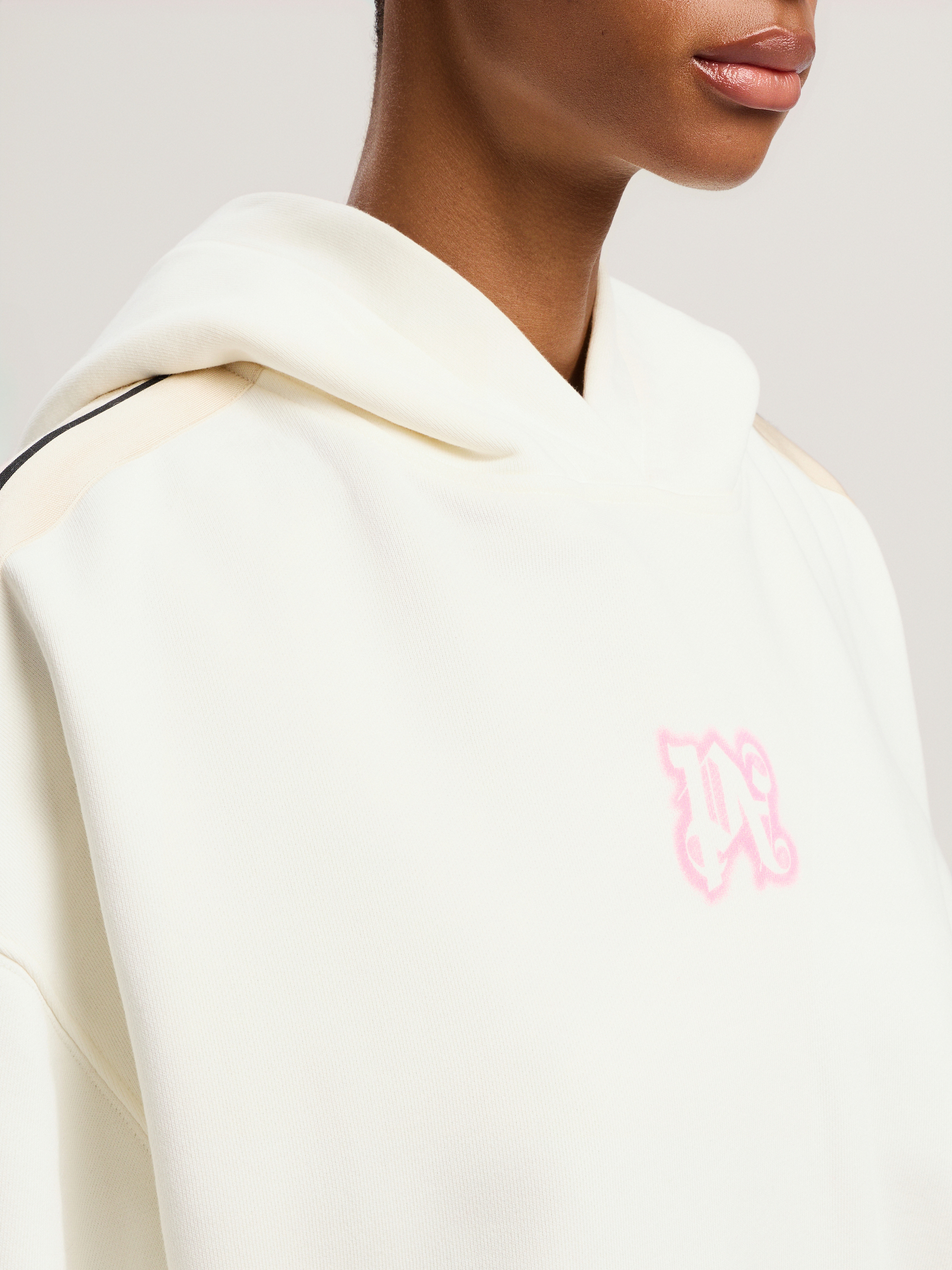 Classic Logo Neon Crop Hoody - 5