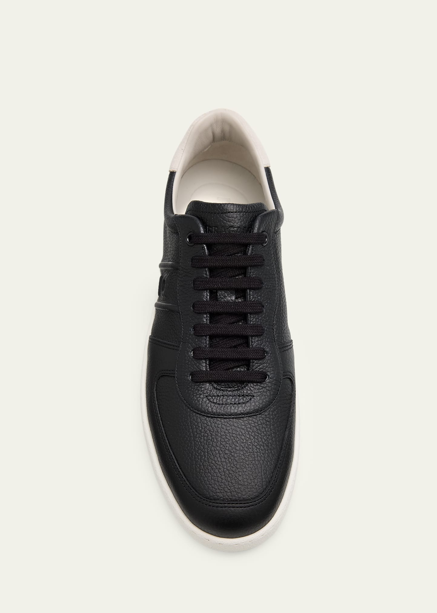 Men's Adam Leather Gancini Hug Low-Top Sneakers - 3