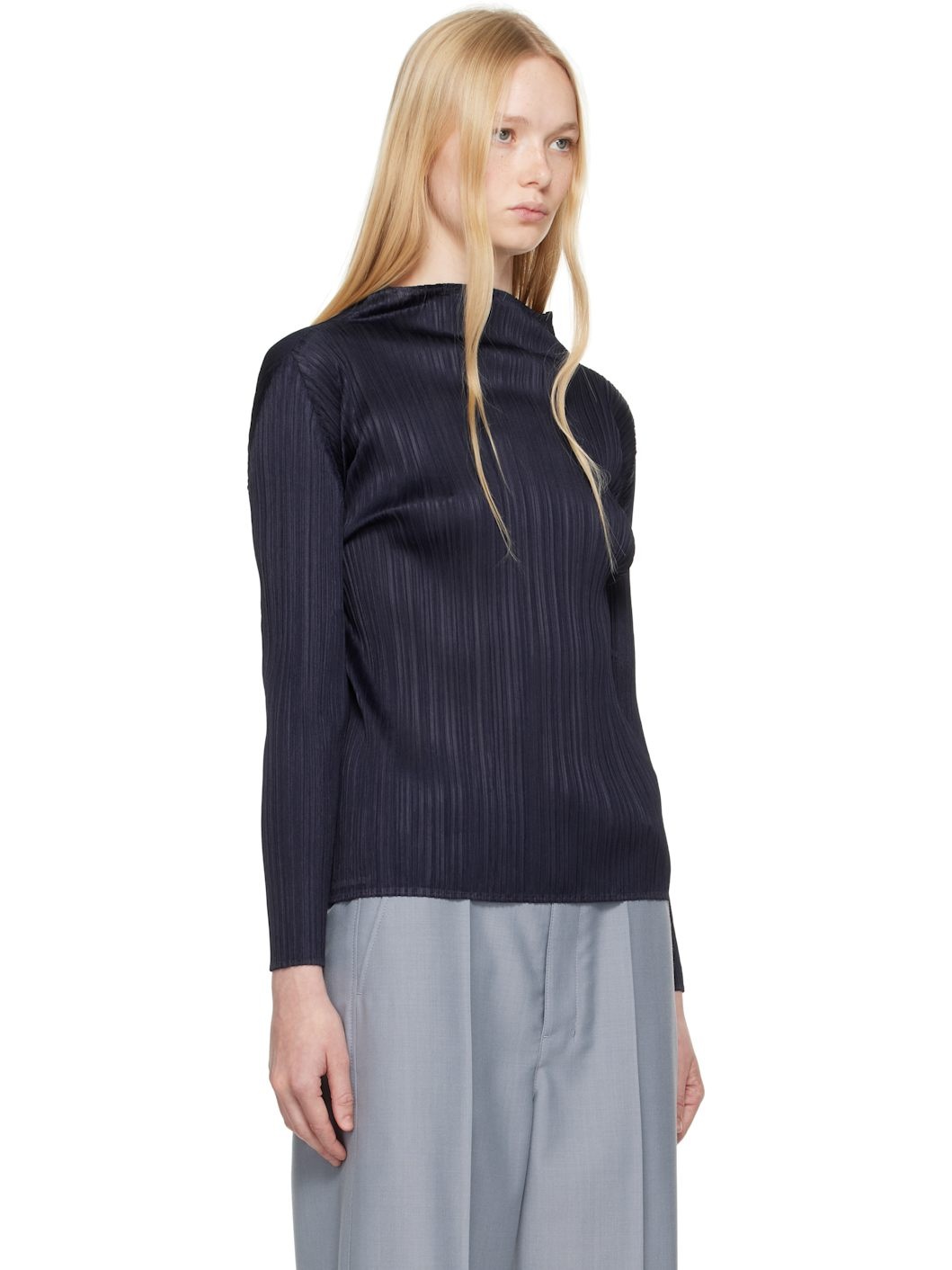 Navy New Colorful Basics 4 Top - 2