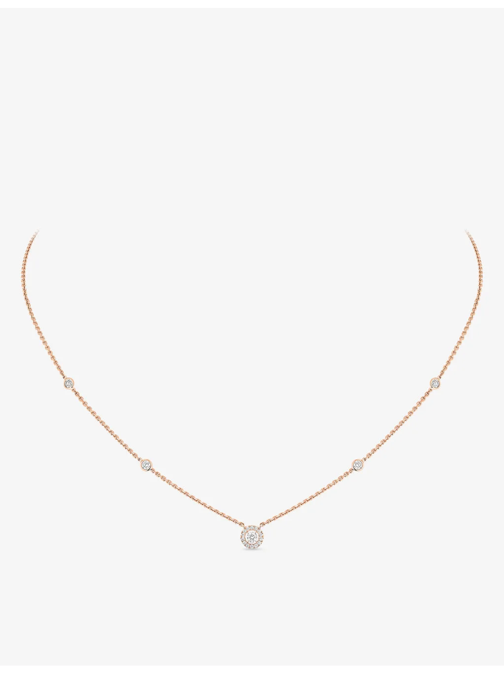 Joy XS 0.19ct Diamond Gold Necklace - 1
