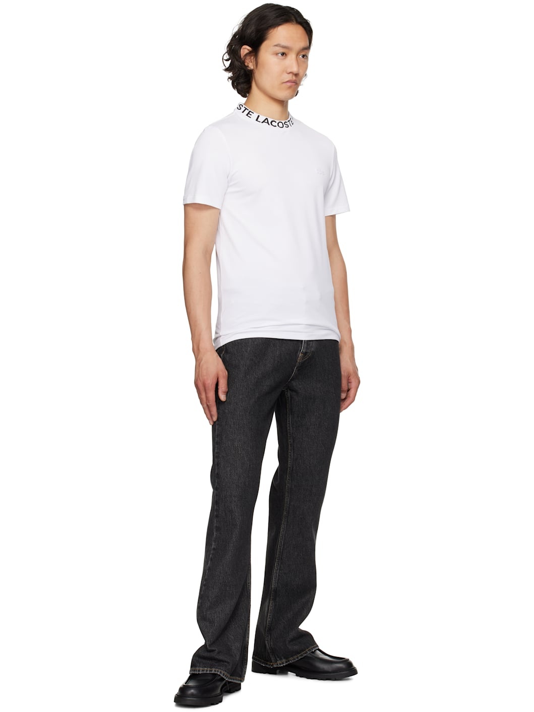 Black Branded Piqué T-shirt - 4