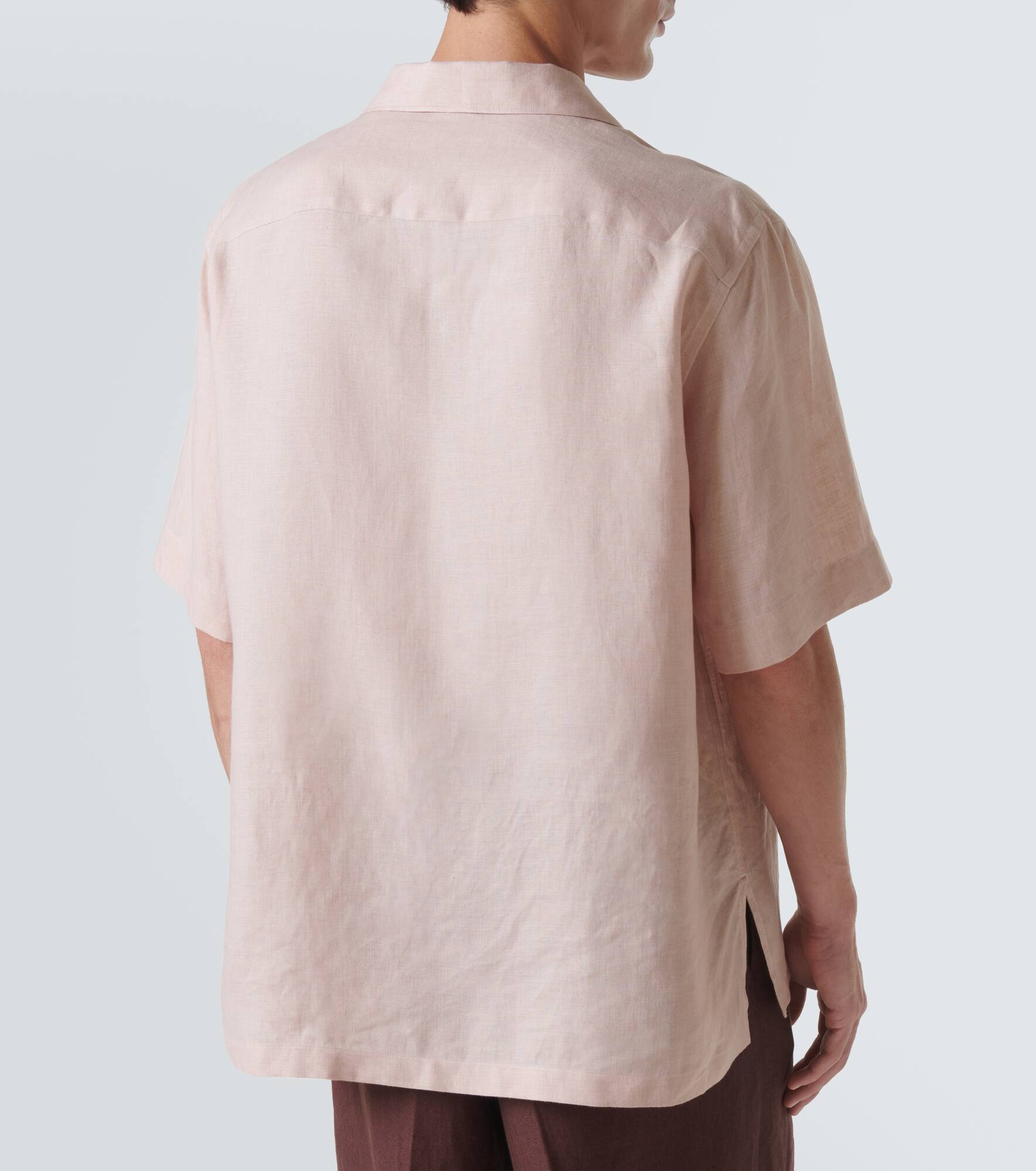 Federico linen bowling shirt - 4