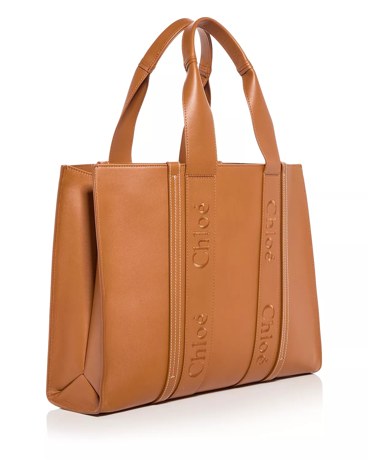 Woody Large Leather Tote - 3