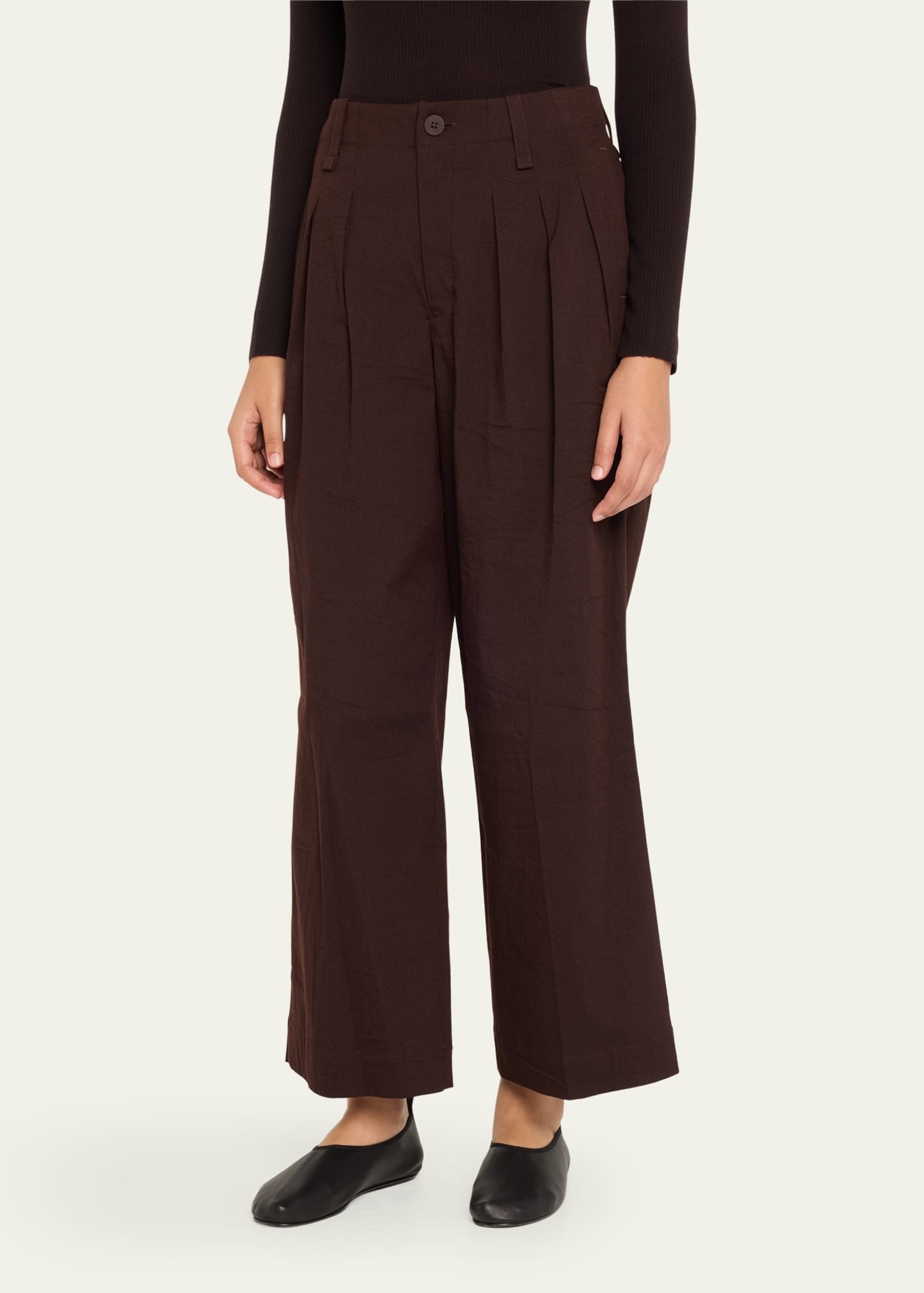 Enclothe Flared Washi Wool Pants - 4