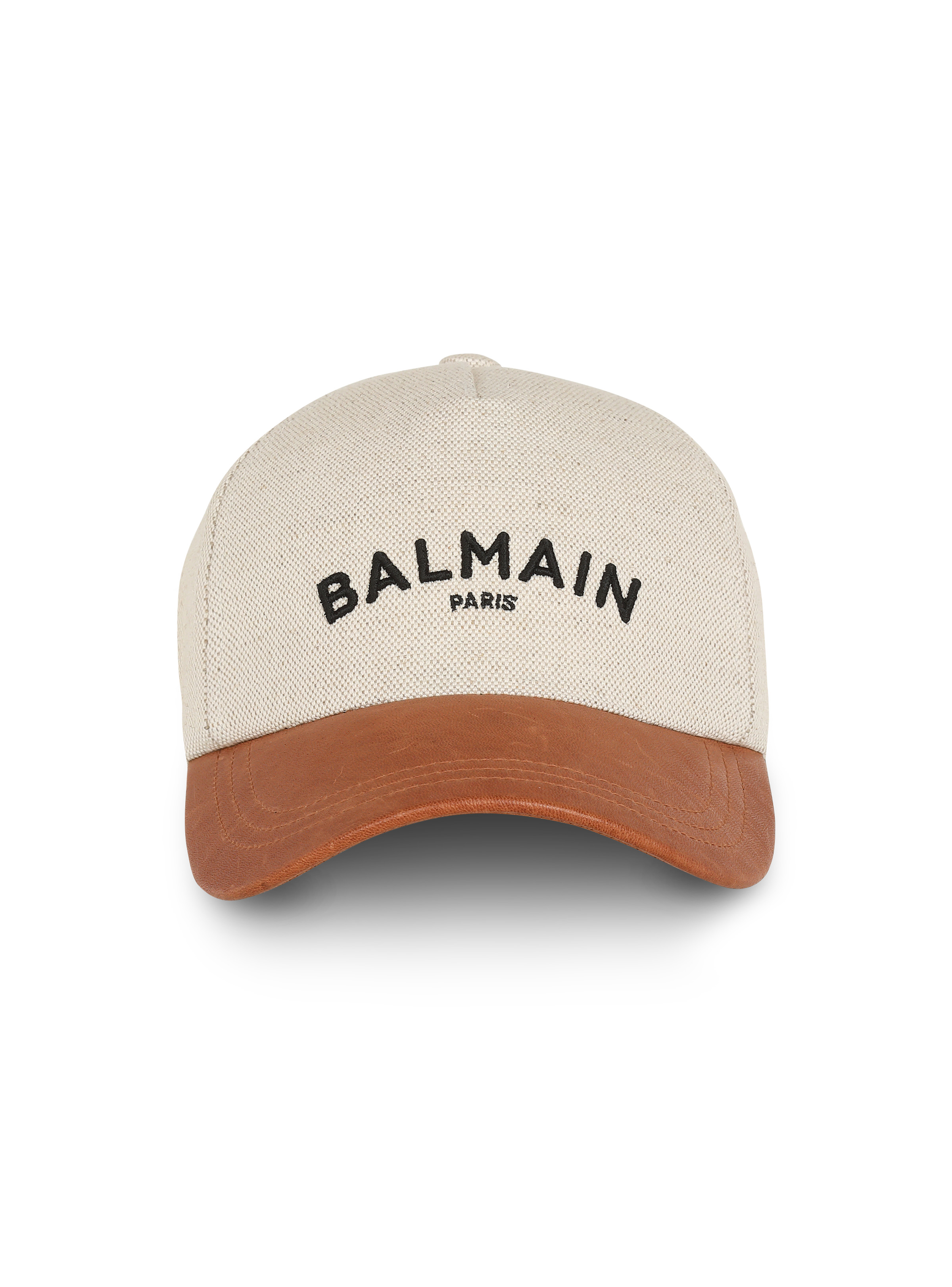 Cotton cap with Balmain logo - 1