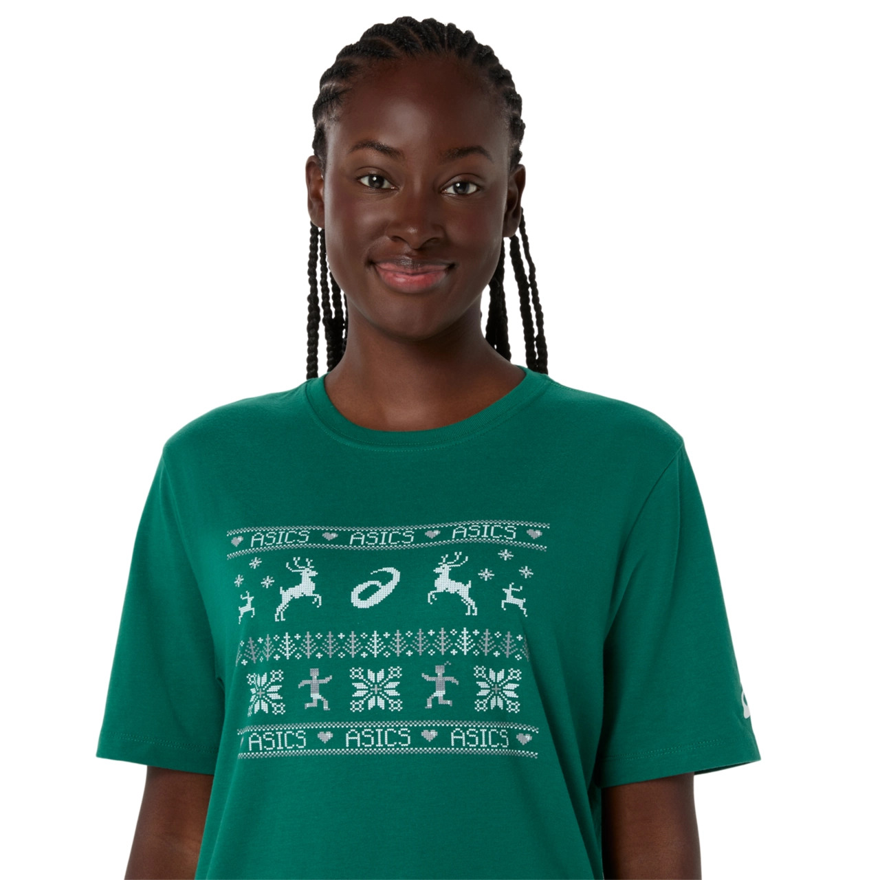 UNISEX ASICS HOLIDAY SHORT SLEEVE TEE - 4
