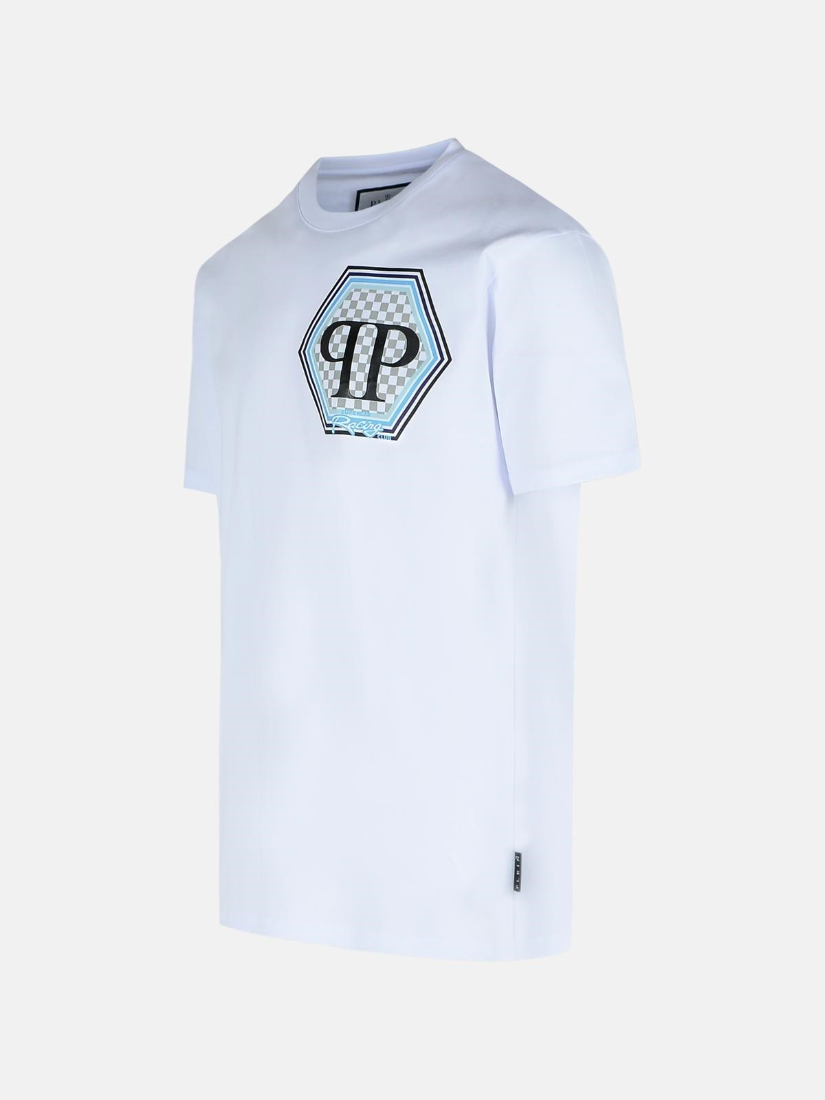 WHITE COTTON T-SHIRT - 2