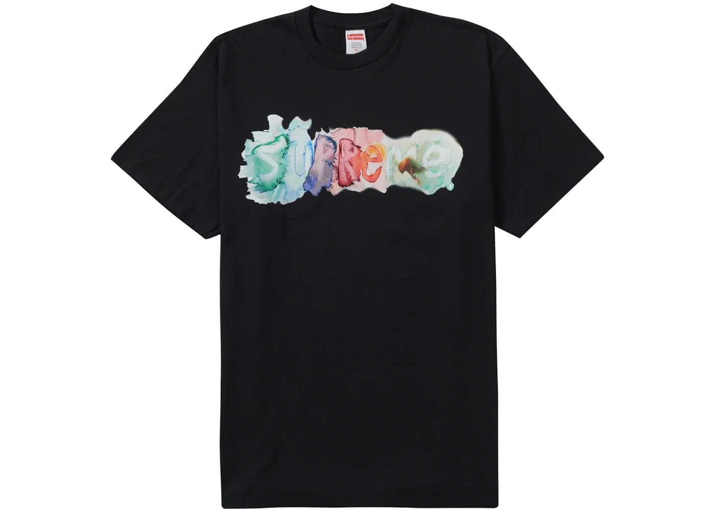 Supreme Watercolor Tee Black - 1