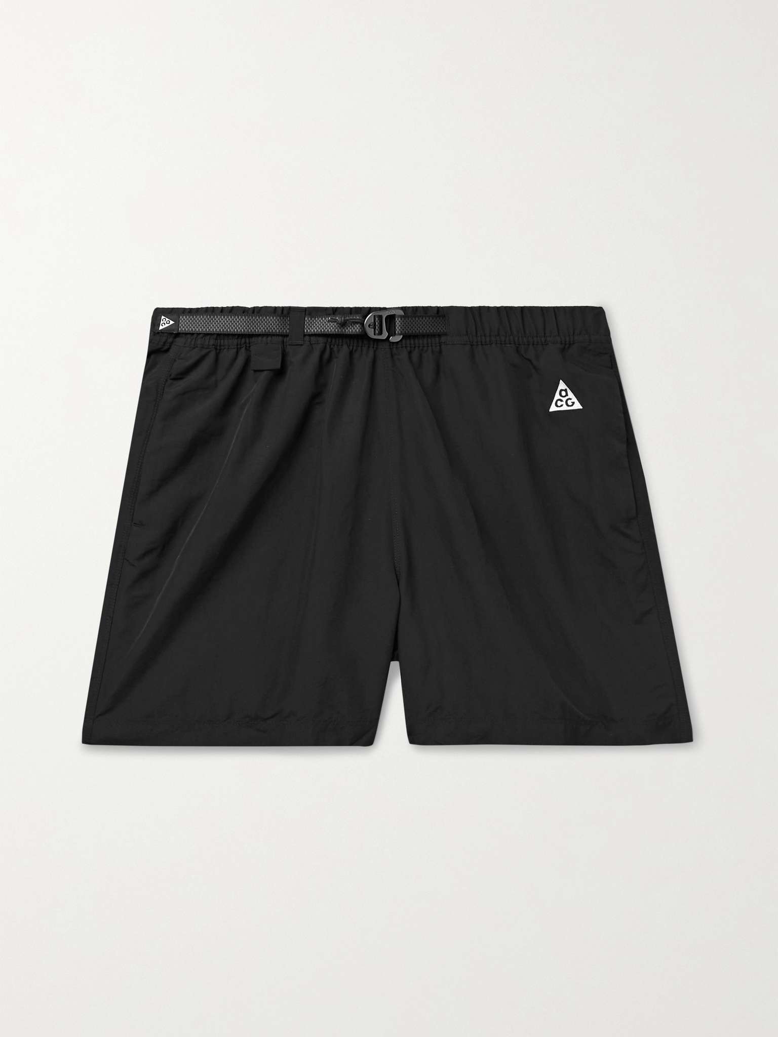 ACG NRG Logo-Embroidered Belted Nylon Shorts - 1