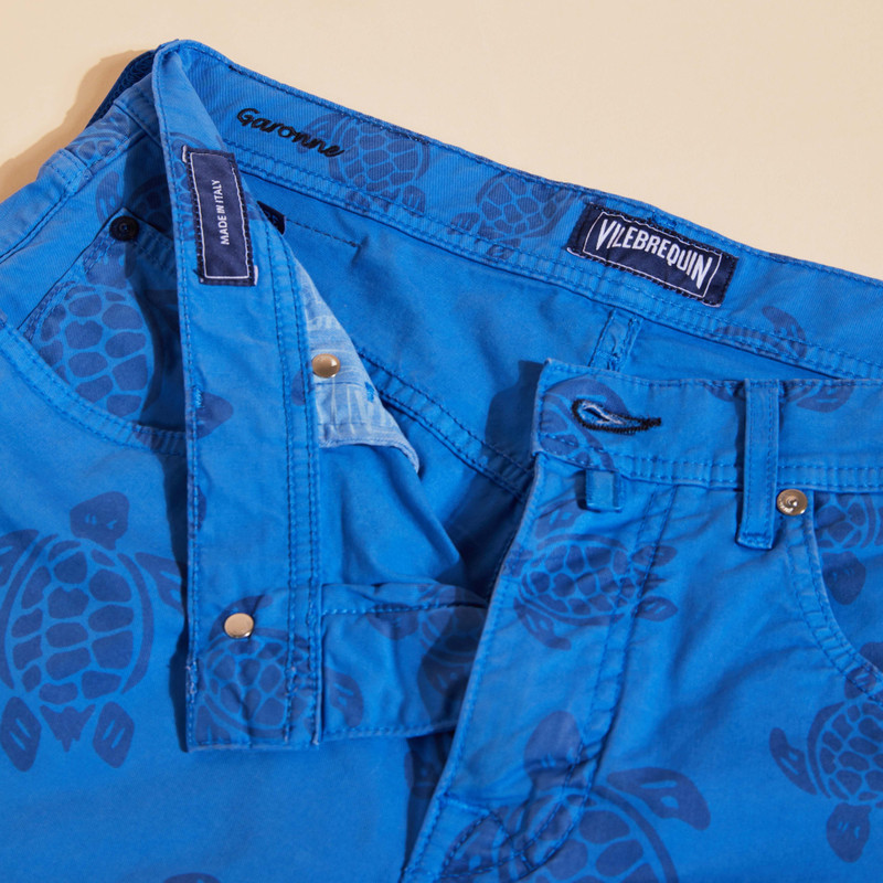Men Bermuda Shorts Resin Print Ronde des Tortues 6
